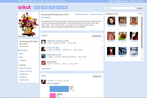 Orkut community